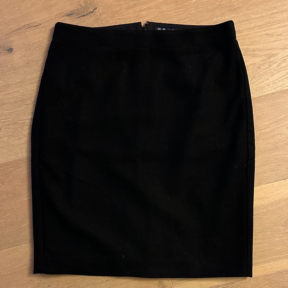 Elegant Black Pencil Skirt by JCrew Sz 6